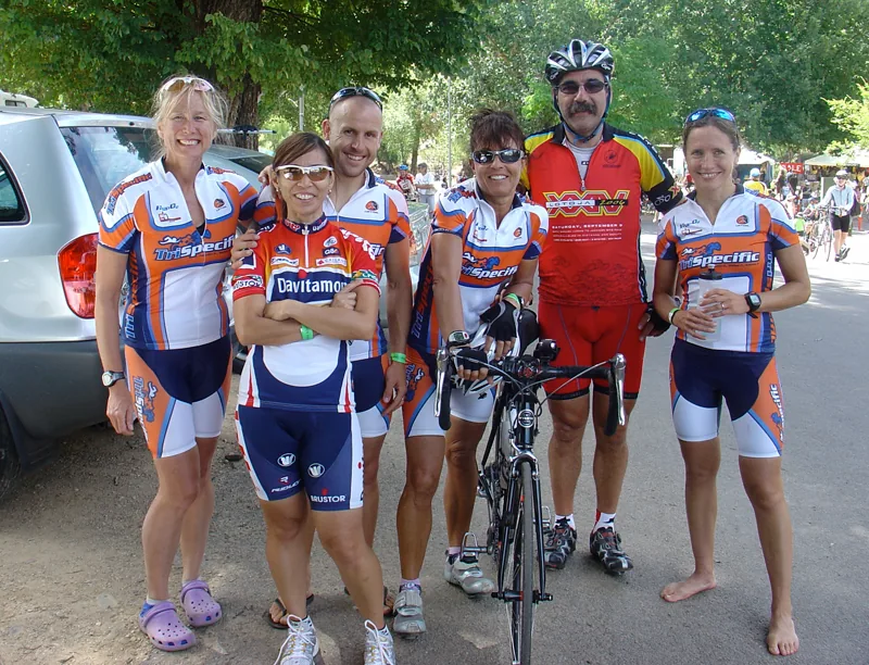 Early TriSpecific athletes together